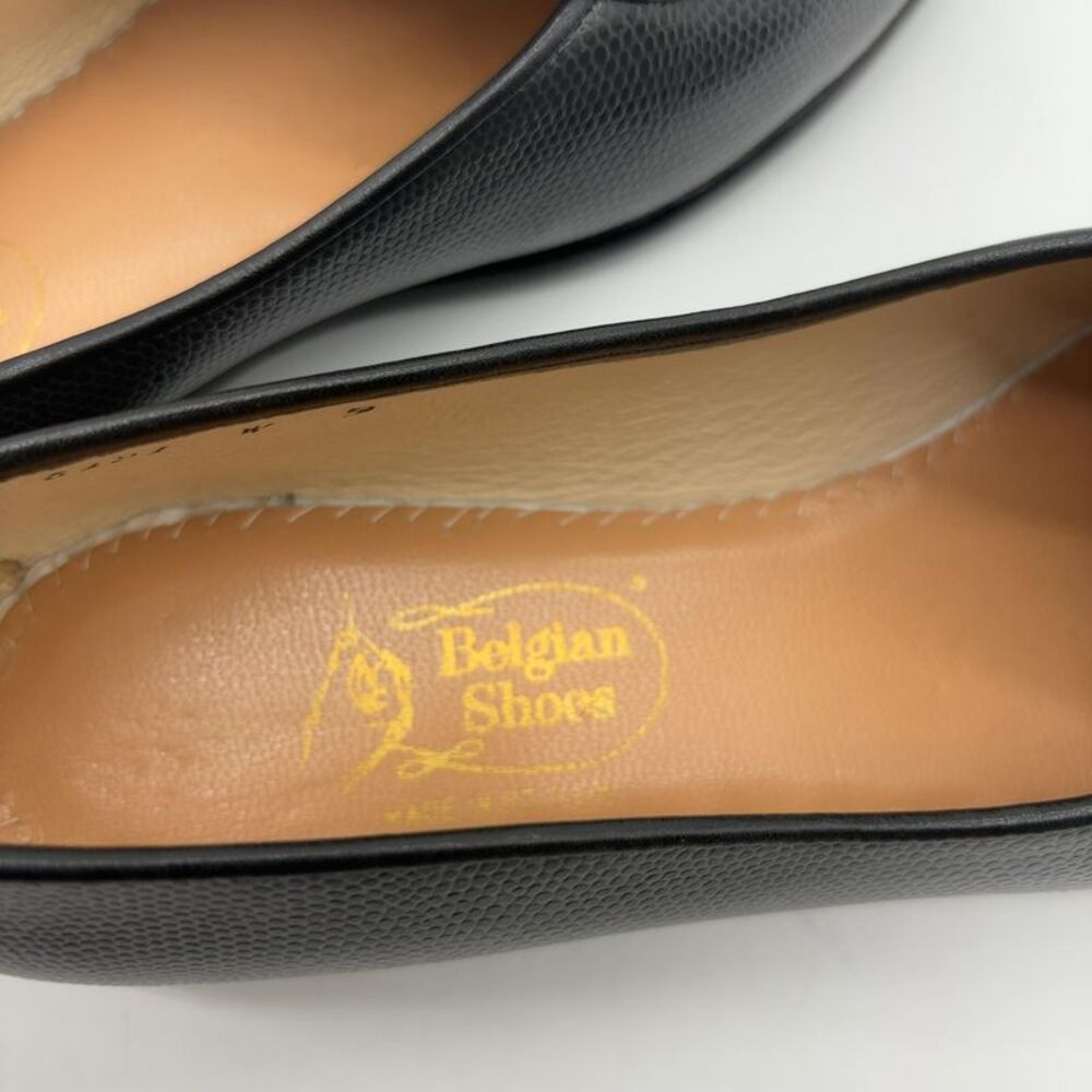 Belgian Shoes Midinette Grey Lizard Calf Loafers - Picture 5 of 6